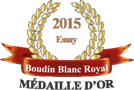 médaille d'or boudin blanc royal 2015